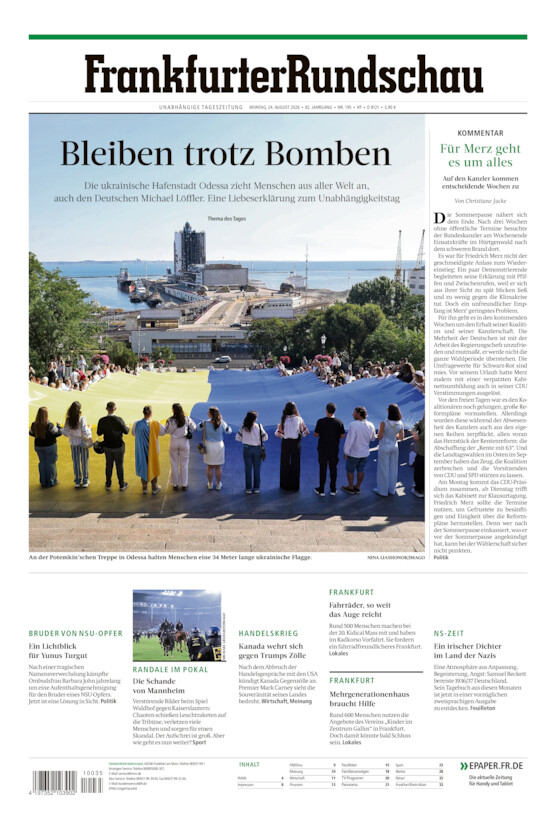 Hochtaunus vom Montag, 24.08.2026