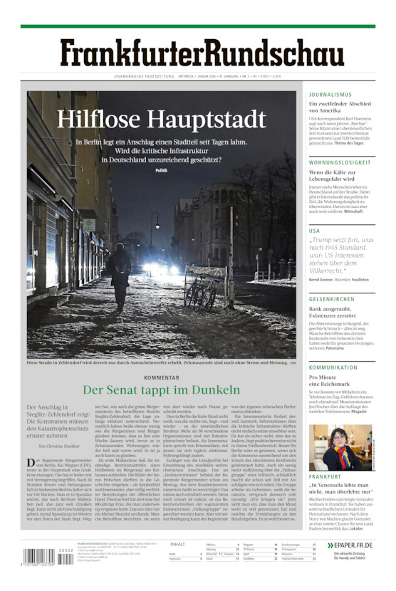 Hochtaunus vom Mittwoch, 07.01.2026
