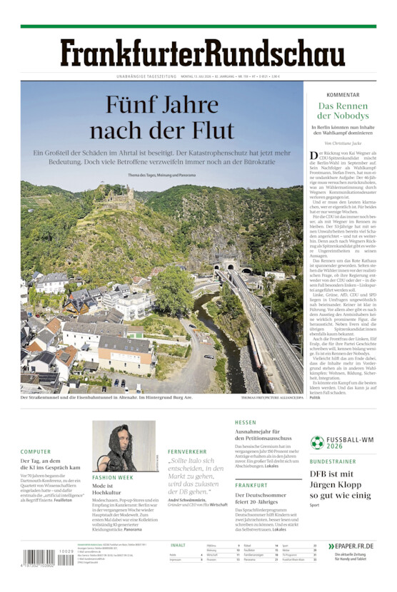 Hochtaunus vom Montag, 13.07.2026