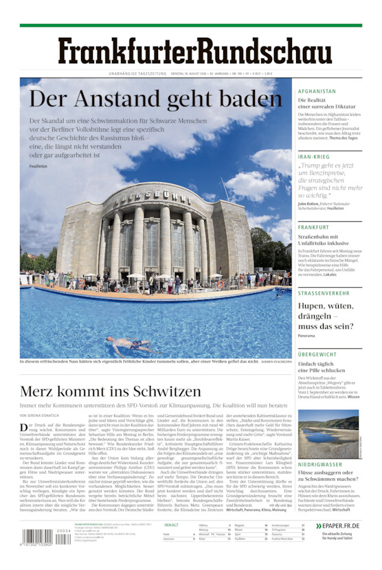 Hochtaunus vom Dienstag, 18.08.2026