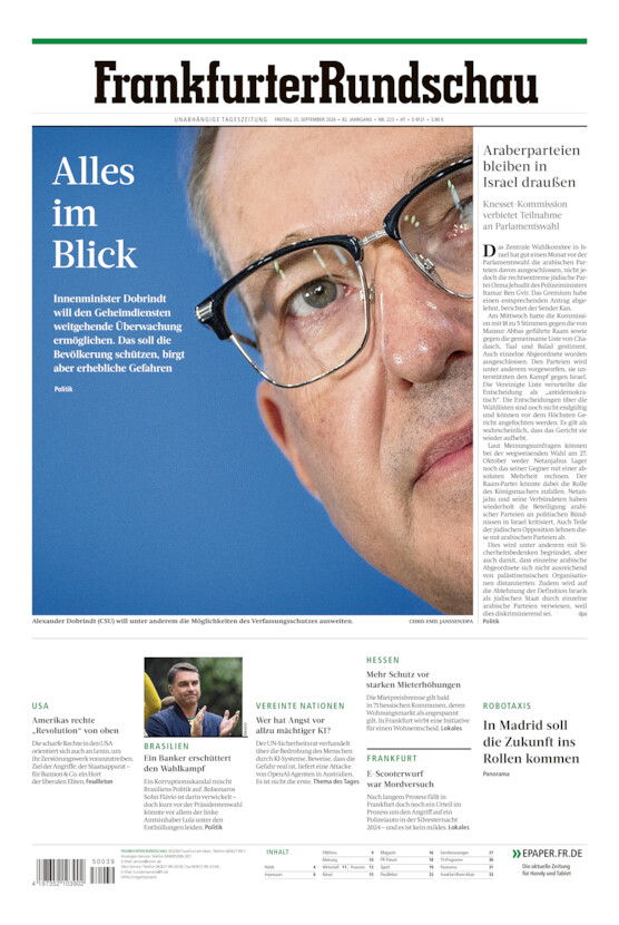 Hochtaunus vom Freitag, 25.09.2026