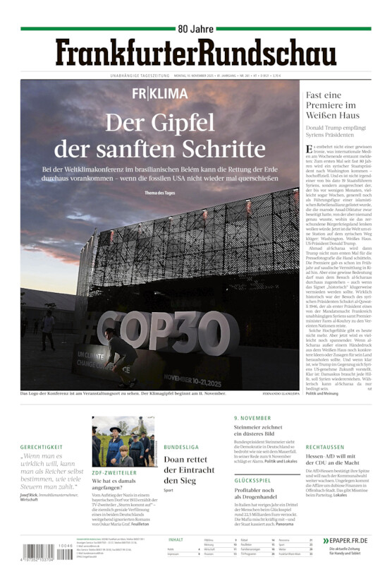 Hochtaunus vom Montag, 10.11.2025