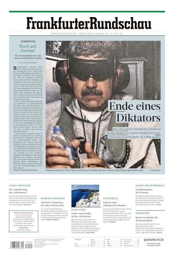 Hochtaunus vom Montag, 05.01.2026