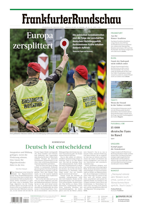 Hochtaunus vom Dienstag, 08.07.2025