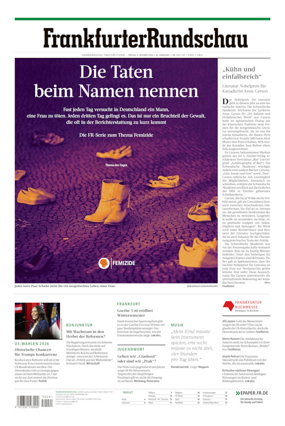 Hochtaunus vom Freitag, 09.10.2026