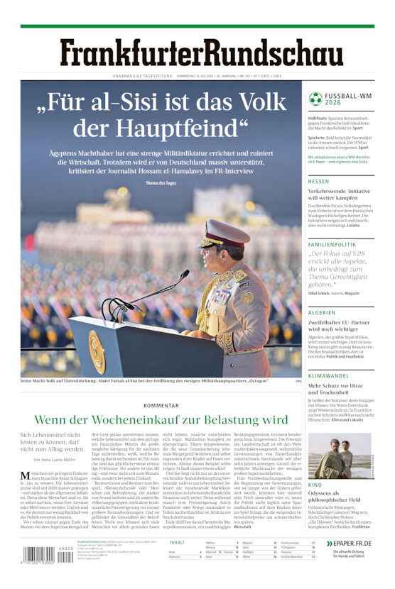 Hochtaunus vom Donnerstag, 16.07.2026