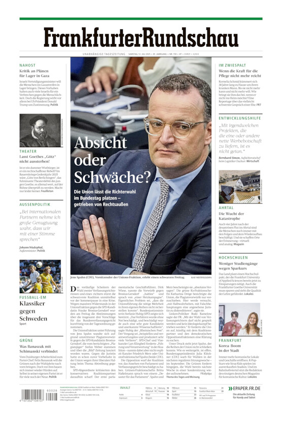 Hochtaunus vom Samstag, 12.07.2025