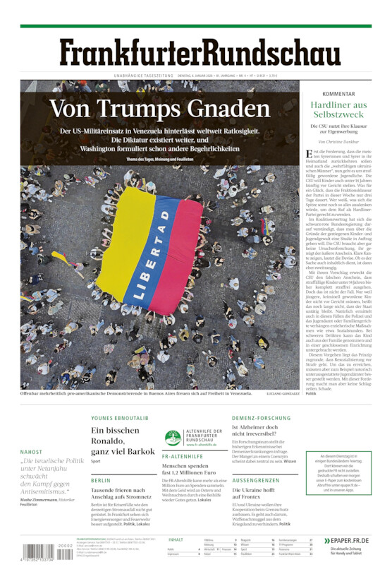 Hochtaunus vom Dienstag, 06.01.2026