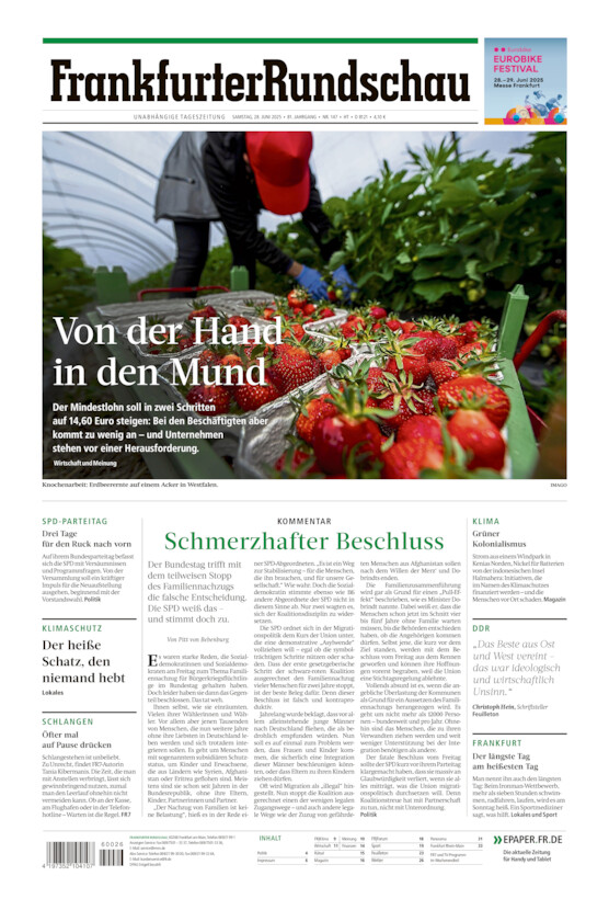 Hochtaunus vom Samstag, 28.06.2025