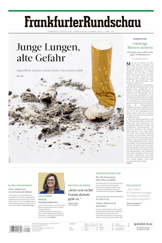 Stadtausgabe vom Samstag, 30.05.2026