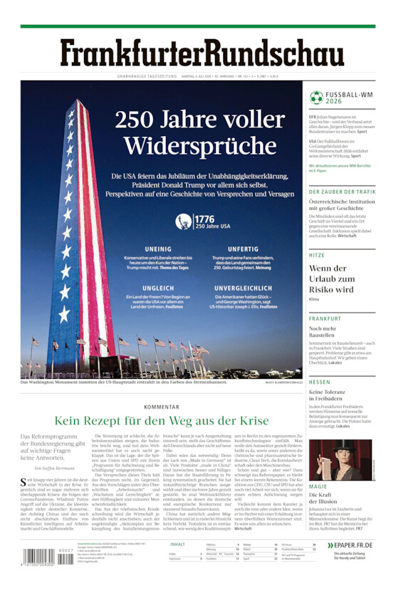 Stadtausgabe vom Samstag, 04.07.2026