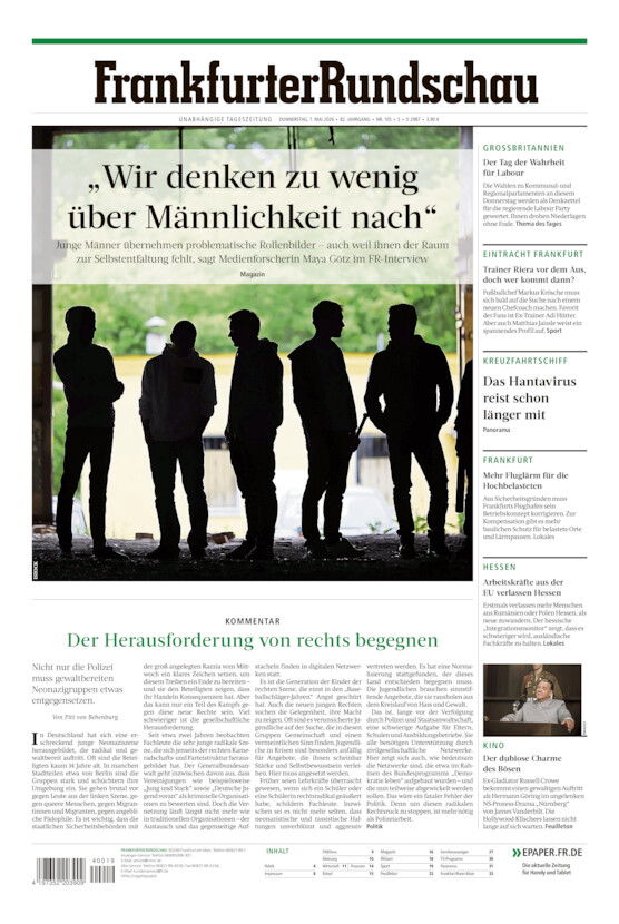 Stadtausgabe vom Donnerstag, 07.05.2026