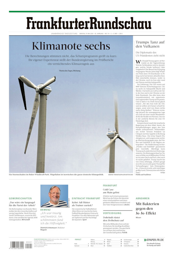 Stadtausgabe vom Dienstag, 19.05.2026