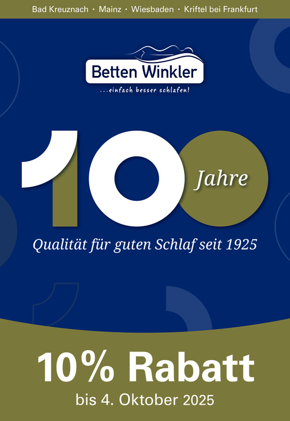 Betten Winkler vom Freitag, 26.09.2025