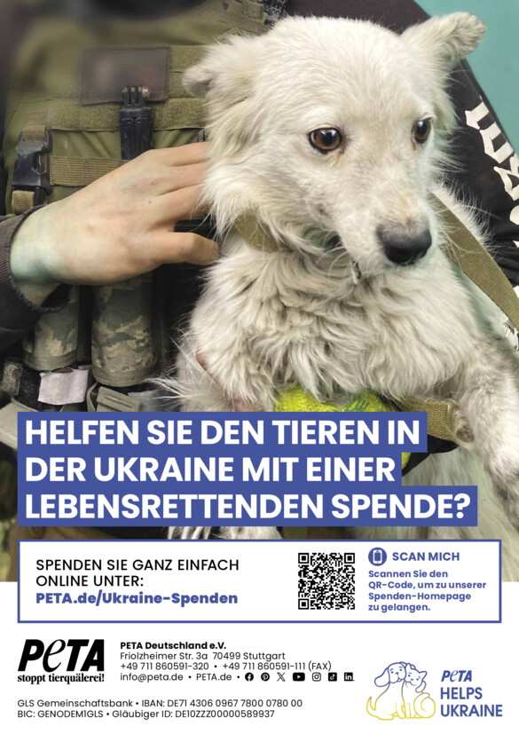 PETA Deutschland e. V. vom Samstag, 18.04.2026