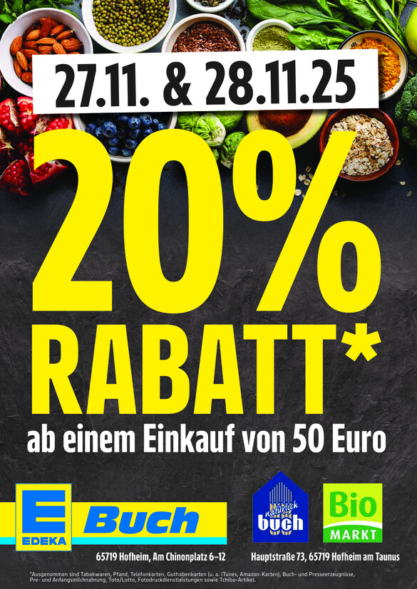 Edeka Buch vom Donnerstag, 27.11.2025