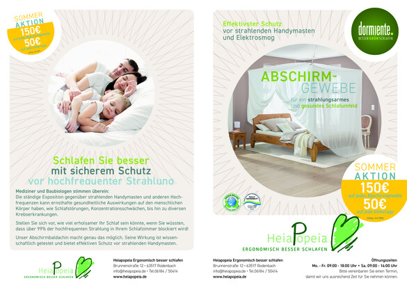 Heiapopeia Ergonomisch besser schlafen vom Samstag, 27.06.2026