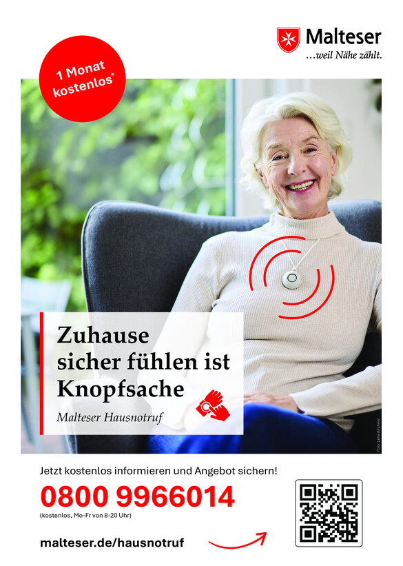 Malteser Hausnotruf vom Samstag, 26.09.2026