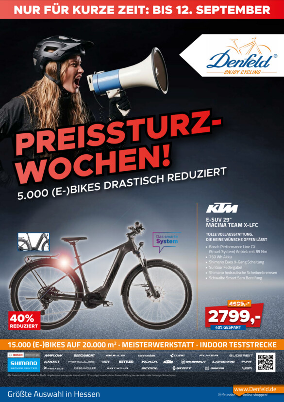 Fahrrad DENFELD Radsport GmbH vom Freitag, 28.08.2026