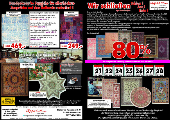 FRUD GmbH Teppiche vom Freitag, 21.11.2025