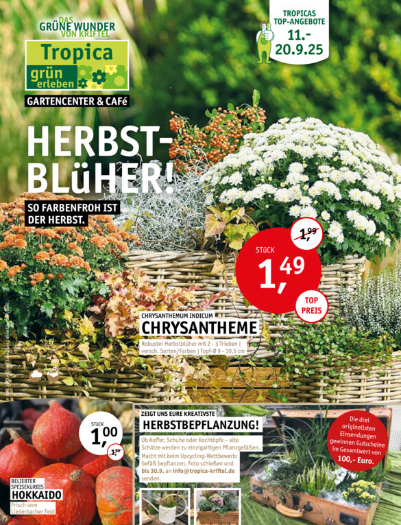 Tropica Raritätengärtnerei vom Montag, 15.09.2025