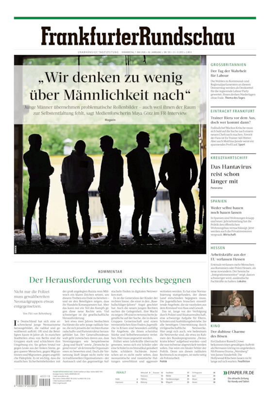 Deutschland vom Donnerstag, 07.05.2026