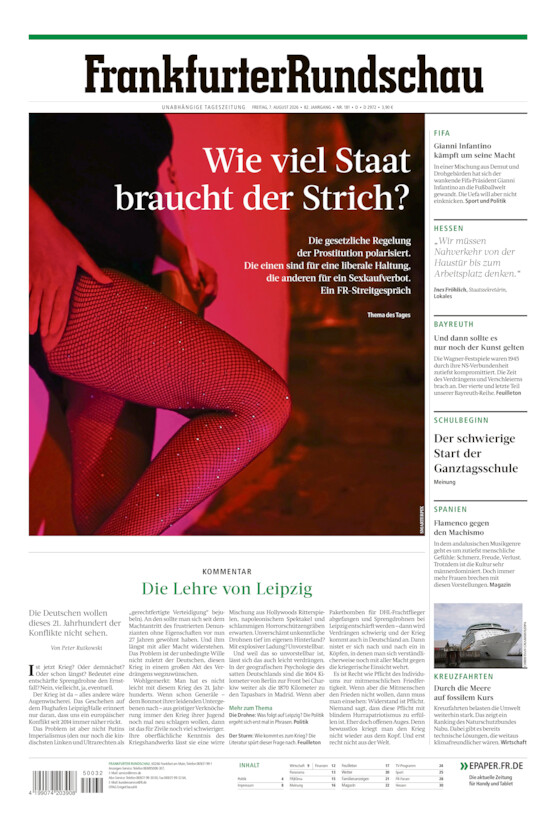 Deutschland vom Freitag, 07.08.2026