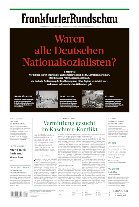 Deutschland vom Donnerstag, 08.05.2025