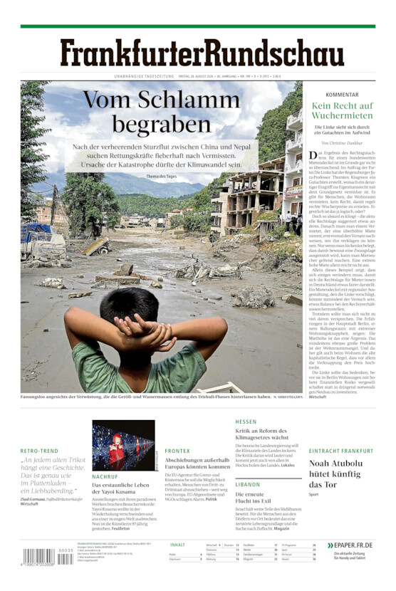Deutschland vom Freitag, 28.08.2026