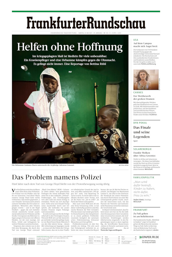 Deutschland vom Samstag, 24.05.2025