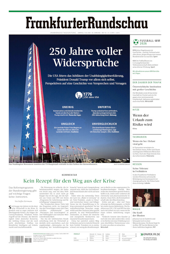 Deutschland vom Samstag, 04.07.2026