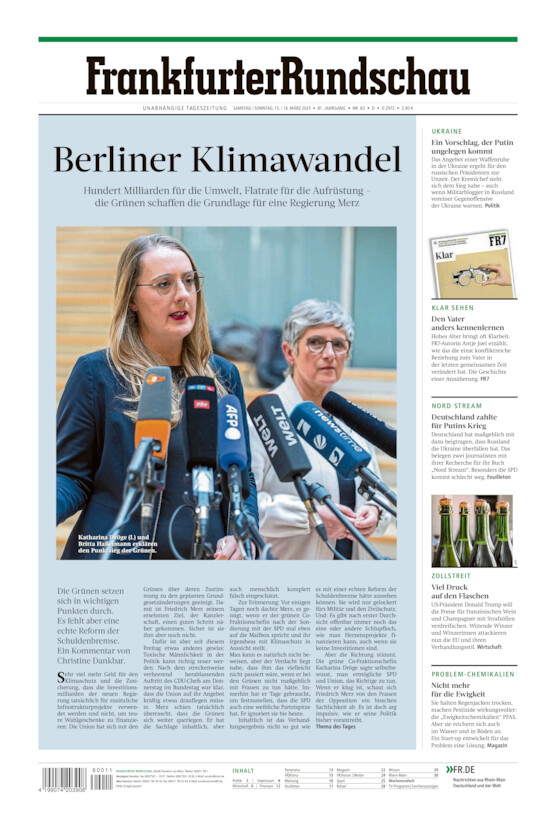 Deutschland vom Samstag, 15.03.2025