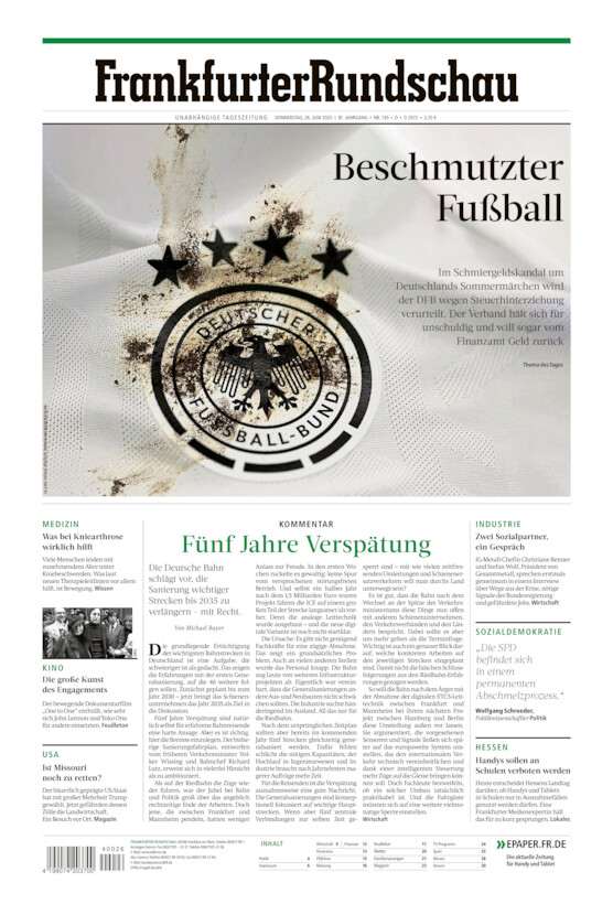 Deutschland vom Donnerstag, 26.06.2025