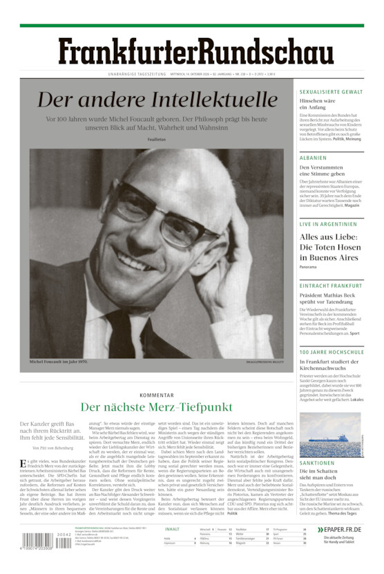 Deutschland vom Mittwoch, 14.10.2026