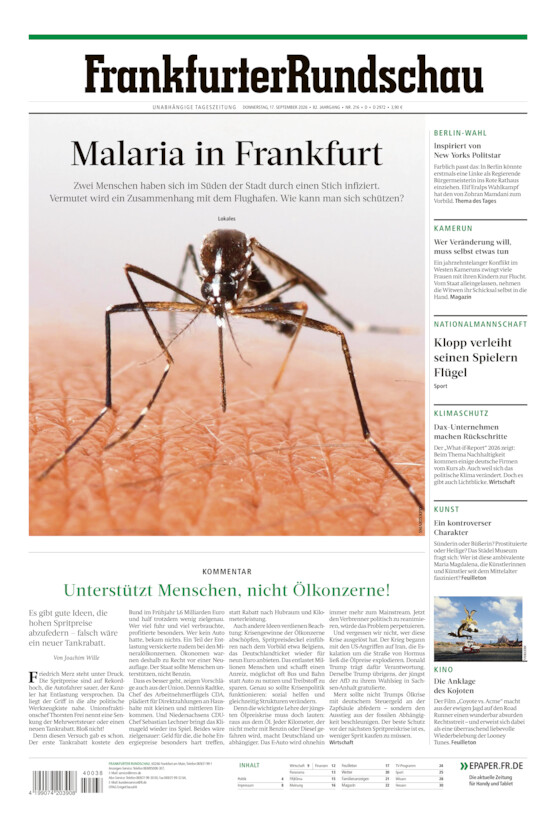 Deutschland vom Donnerstag, 17.09.2026