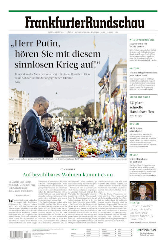 Deutschland vom Montag, 05.10.2026