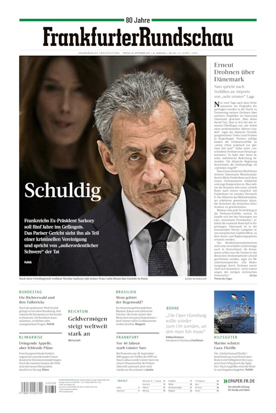 Deutschland vom Freitag, 26.09.2025