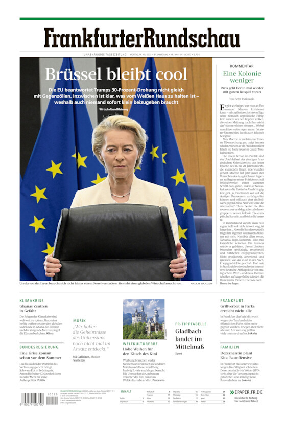 Deutschland vom Montag, 14.07.2025