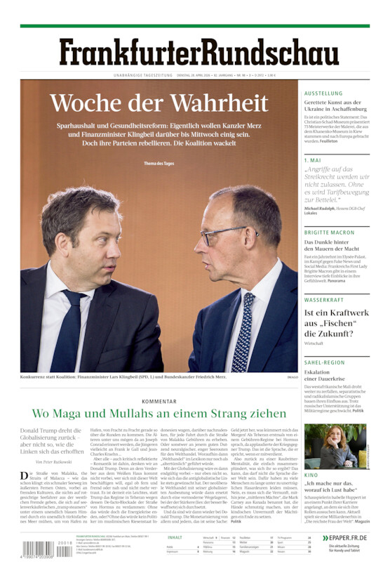 Deutschland vom Dienstag, 28.04.2026