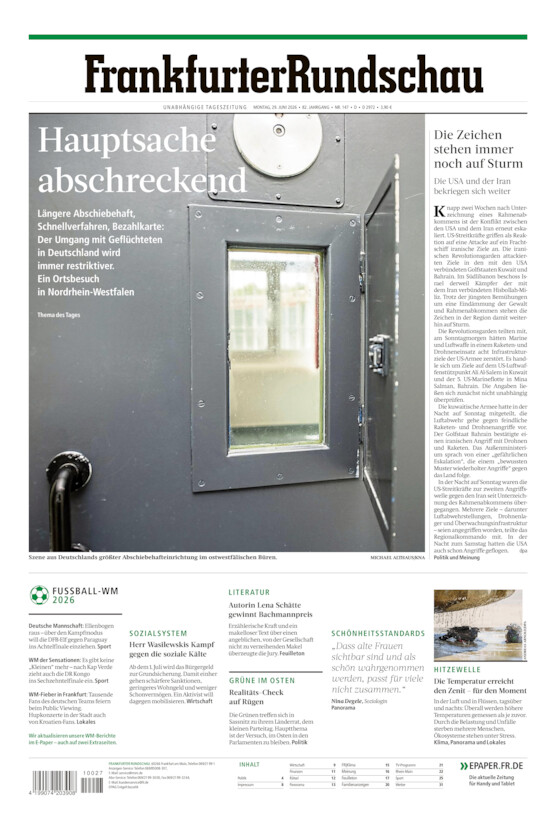 Deutschland vom Montag, 29.06.2026