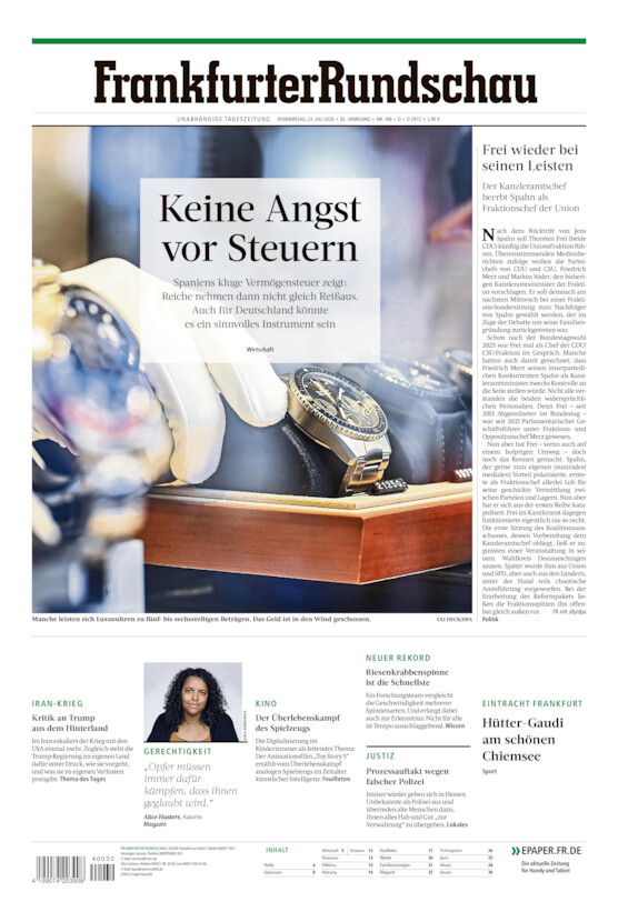 Deutschland vom Donnerstag, 23.07.2026
