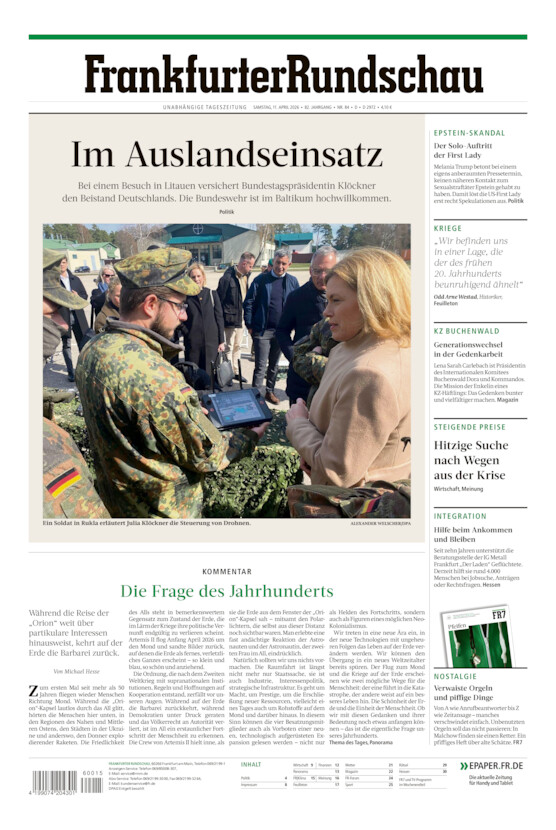 Deutschland vom Samstag, 11.04.2026