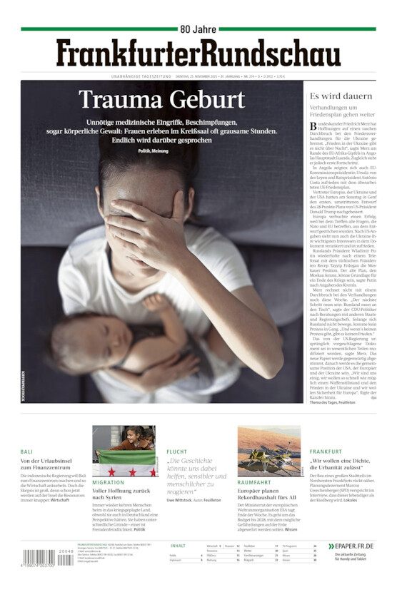 Deutschland vom Dienstag, 25.11.2025