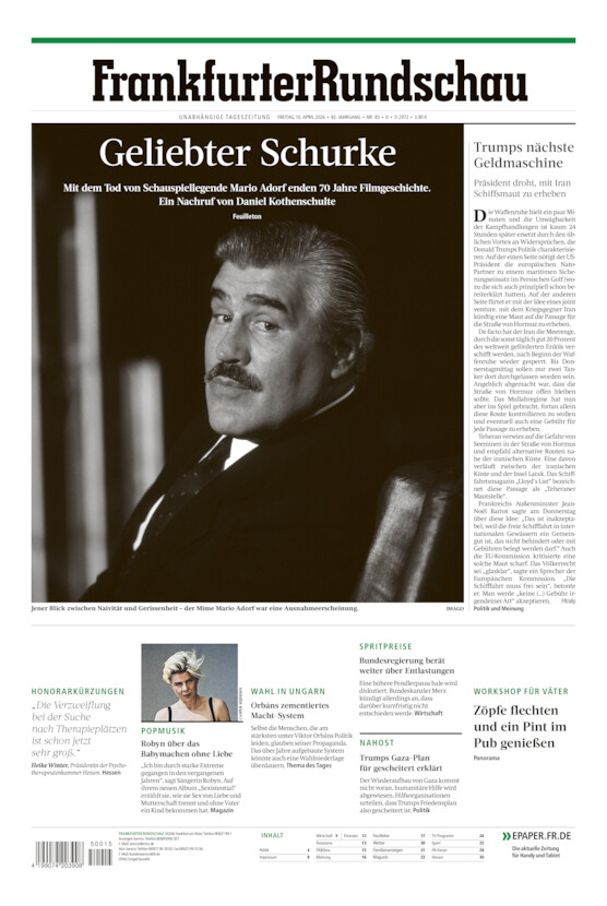 Deutschland vom Freitag, 10.04.2026