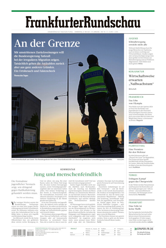 Deutschland vom Donnerstag, 22.05.2025
