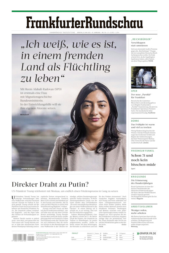 Deutschland vom Dienstag, 20.05.2025