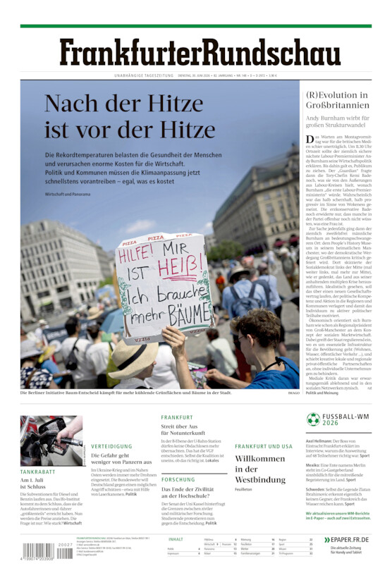 Deutschland vom Dienstag, 30.06.2026