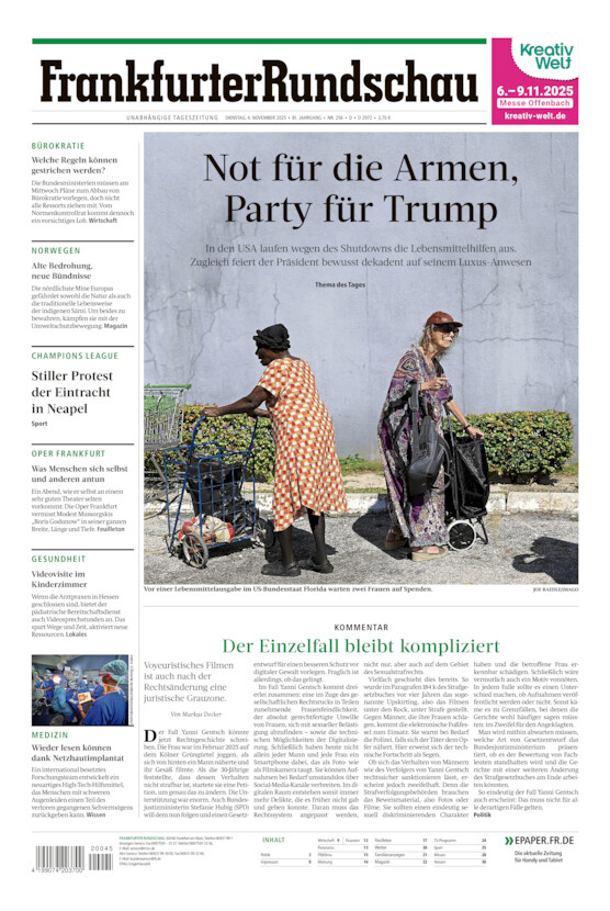 Deutschland vom Dienstag, 04.11.2025