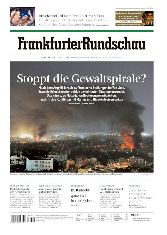 Deutschland vom Montag, 28.10.2024