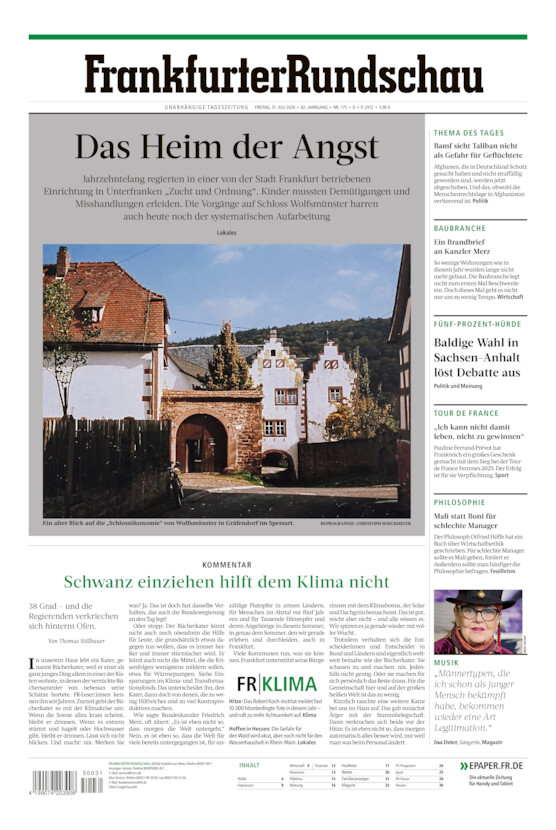Deutschland vom Freitag, 31.07.2026